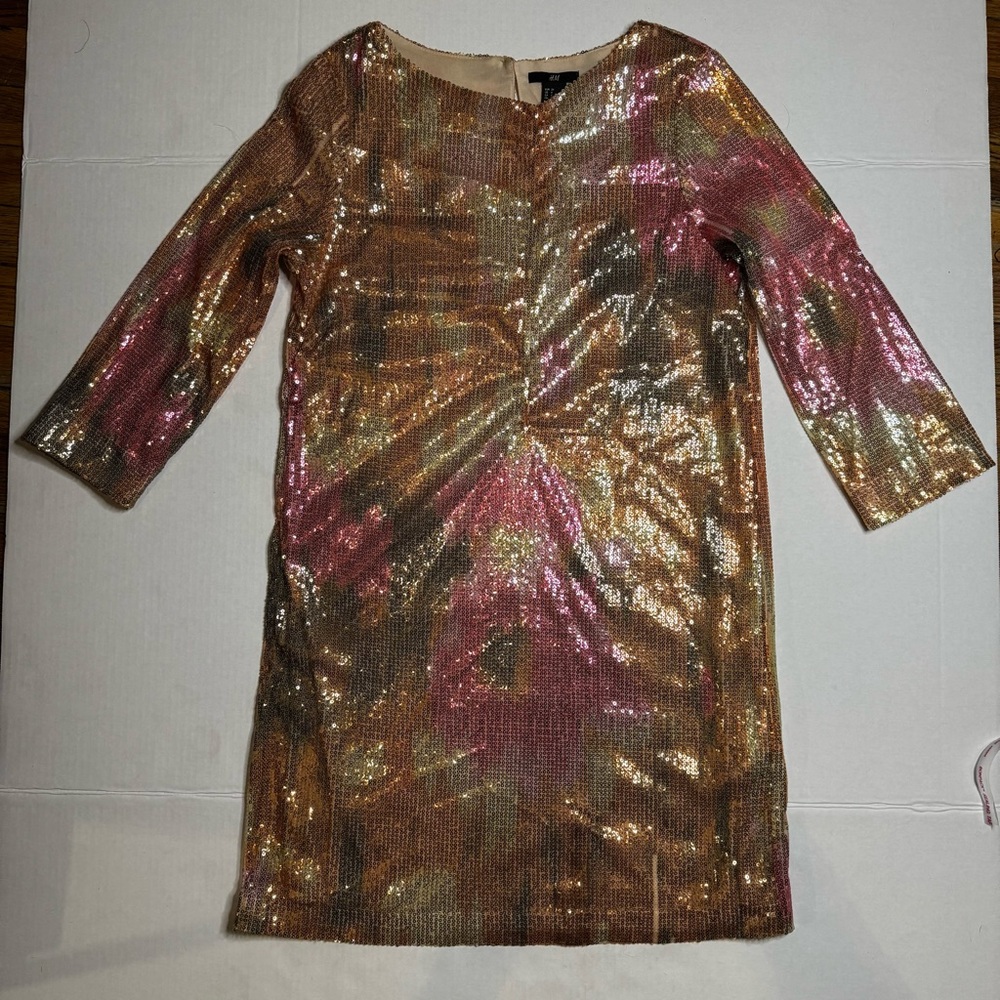 H&M Multicolor Sequin Dress